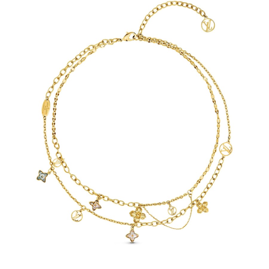 Women Louis Vuitton Necklaces And Pendants | Blooming Strass Necklace