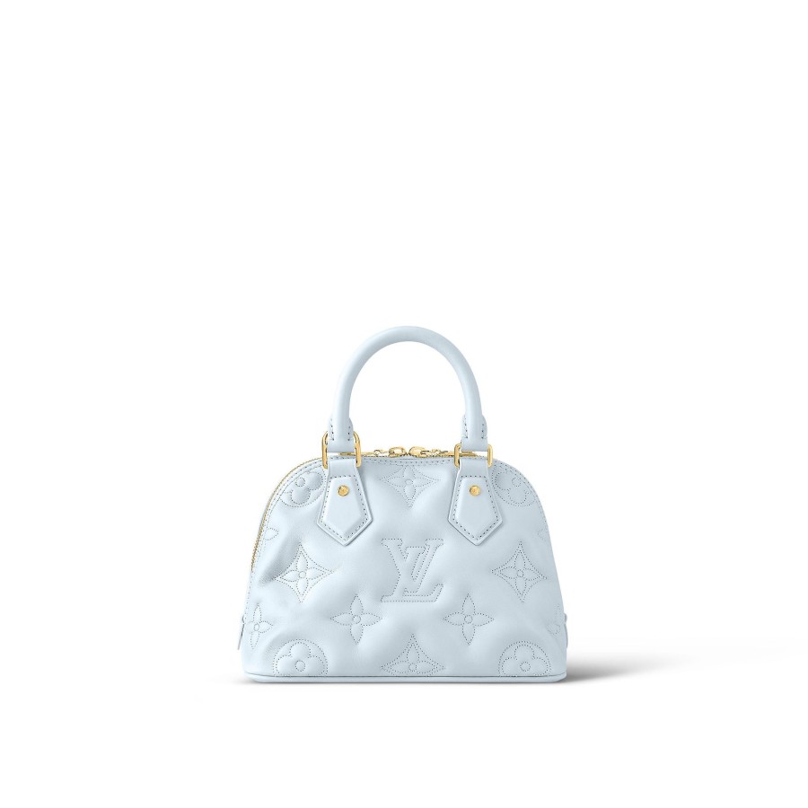 Women Louis Vuitton Leather Bags | Alma Bb Blue Glacier