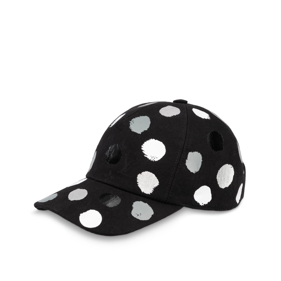 Men Louis Vuitton Hats And Gloves | Lv X Yk Painted Dots Cap