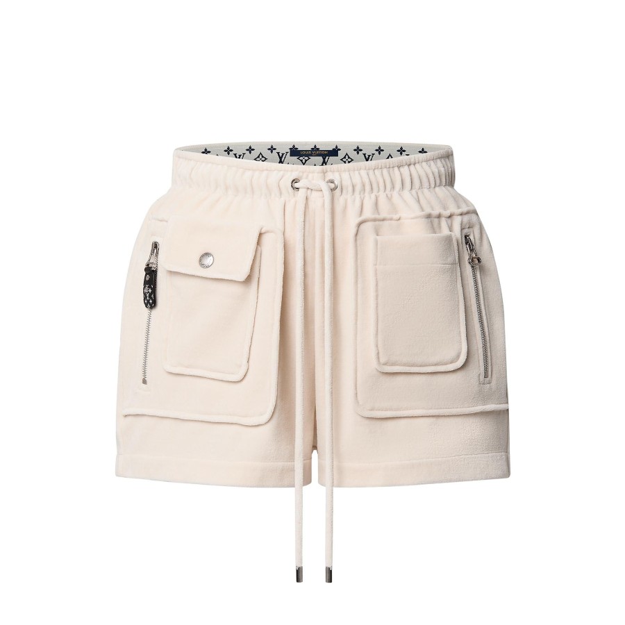 Women Louis Vuitton Skirts And Shorts | Toweling Utility Mini Shorts