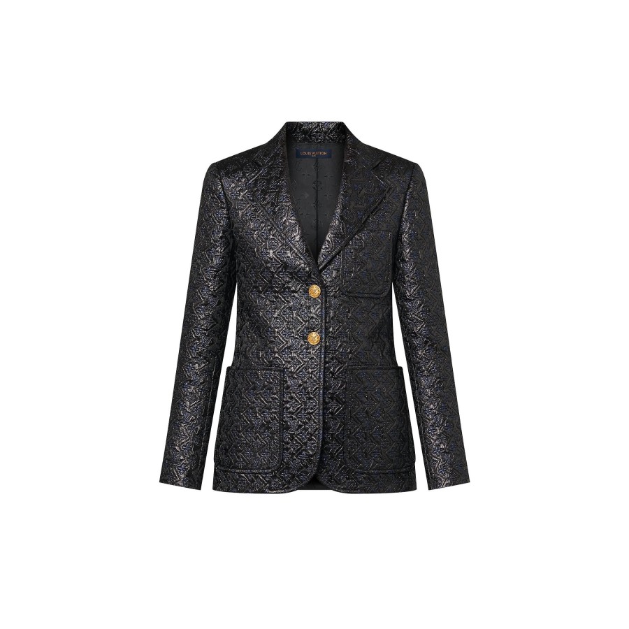 Women Louis Vuitton Coats And Jackets | Lurex Monogram Preppy Blazer