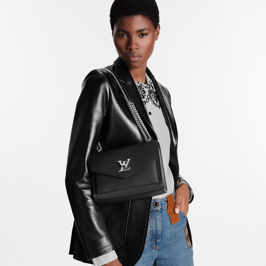 Women Louis Vuitton Shoulder And Cross Body Bags | Mylockme Chain Bag Black