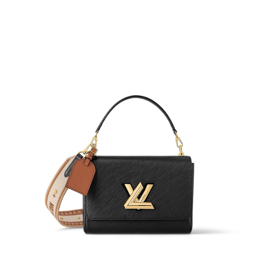 Women Louis Vuitton Leather Bags | Twist Mm Black