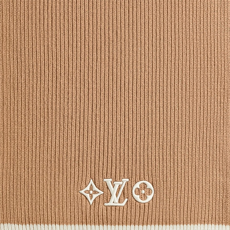 Women Louis Vuitton Scarves | Lv Headline Scarf Camel