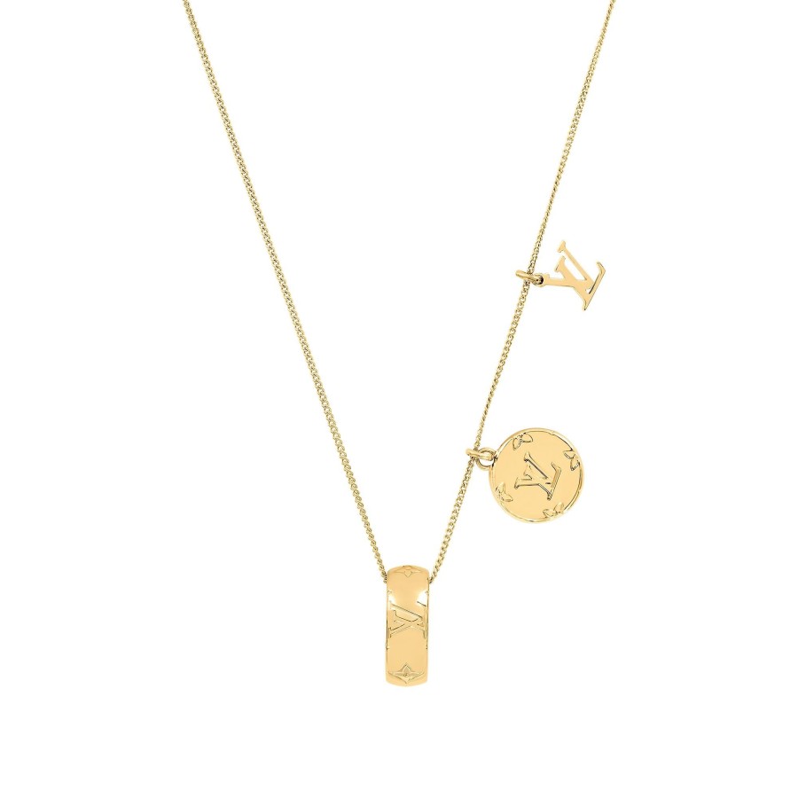 Men Louis Vuitton Necklaces And Pendants | Monogram Necklace