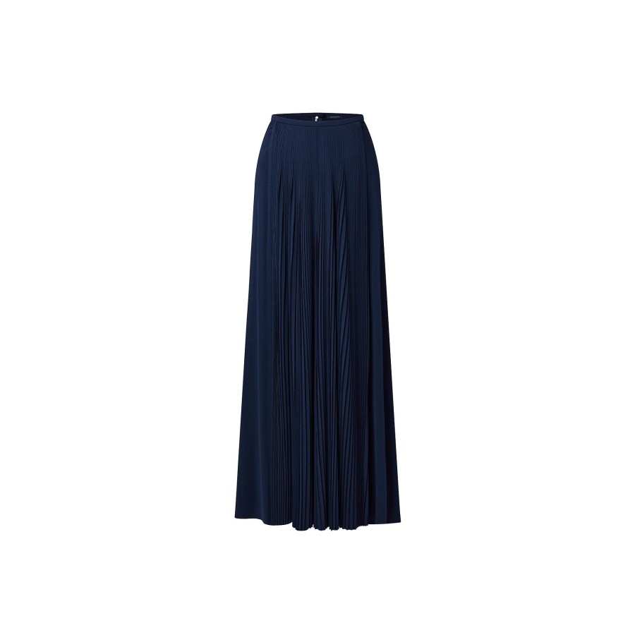 Women Louis Vuitton Skirts And Shorts | Pleated Accent Maxi Skirt