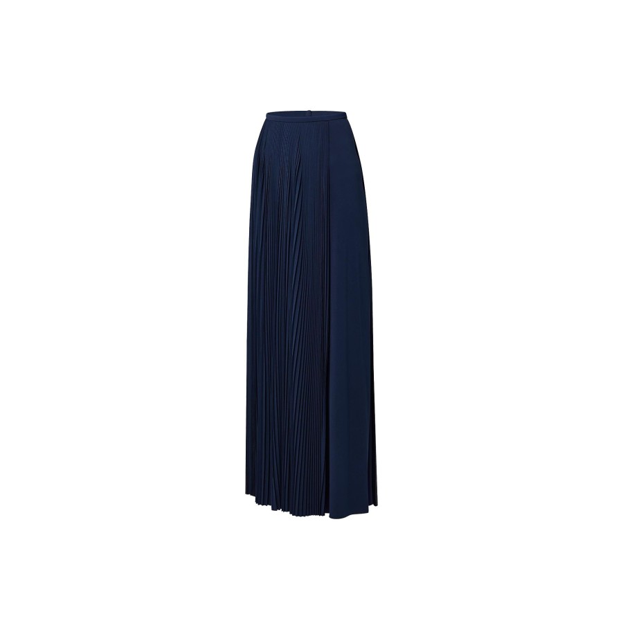 Women Louis Vuitton Skirts And Shorts | Pleated Accent Maxi Skirt