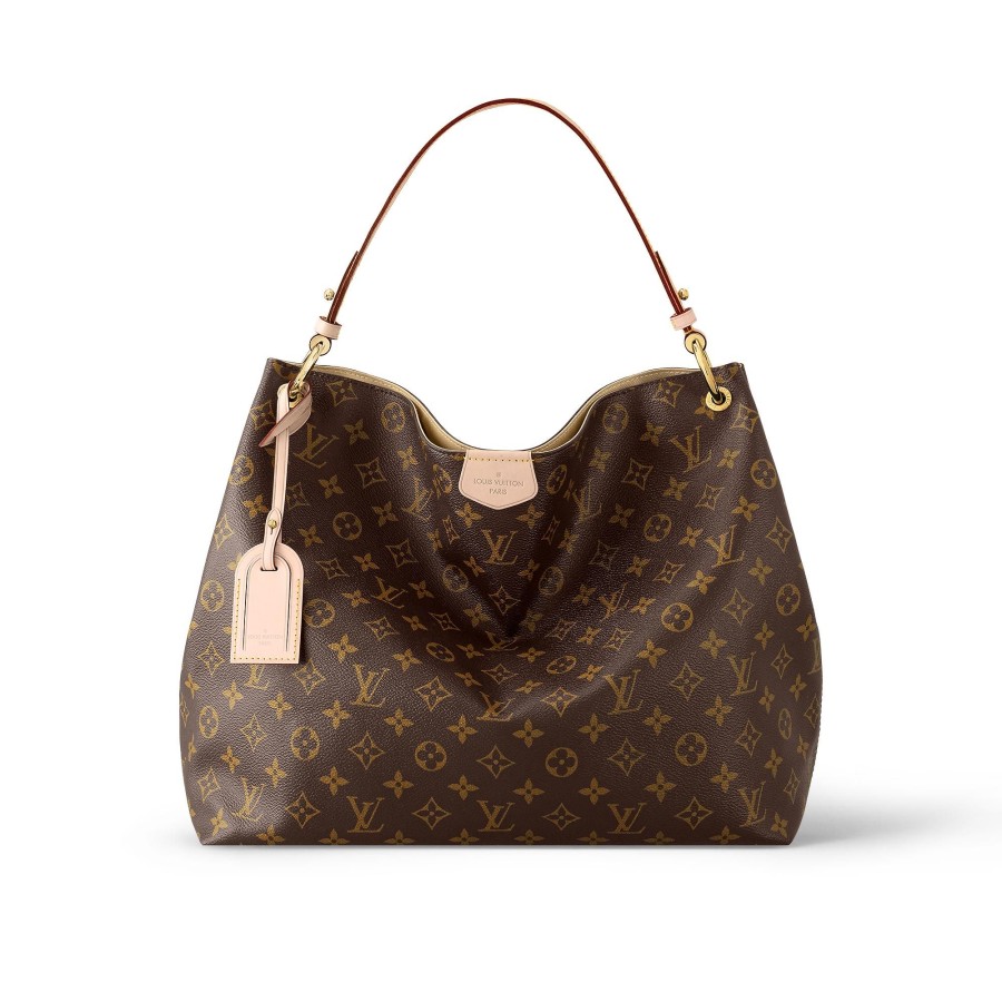 Women Louis Vuitton Iconic Monogram Bags | Graceful Mm Beige