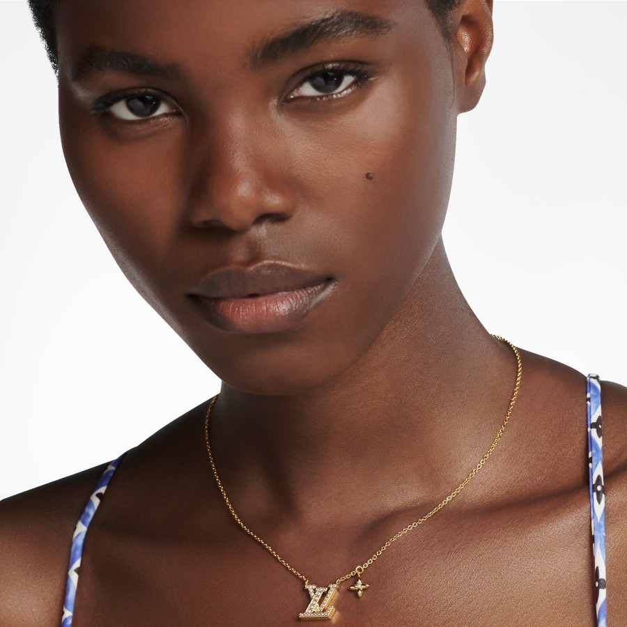 Women Louis Vuitton Necklaces And Pendants | Lv Iconic Pearls Necklace