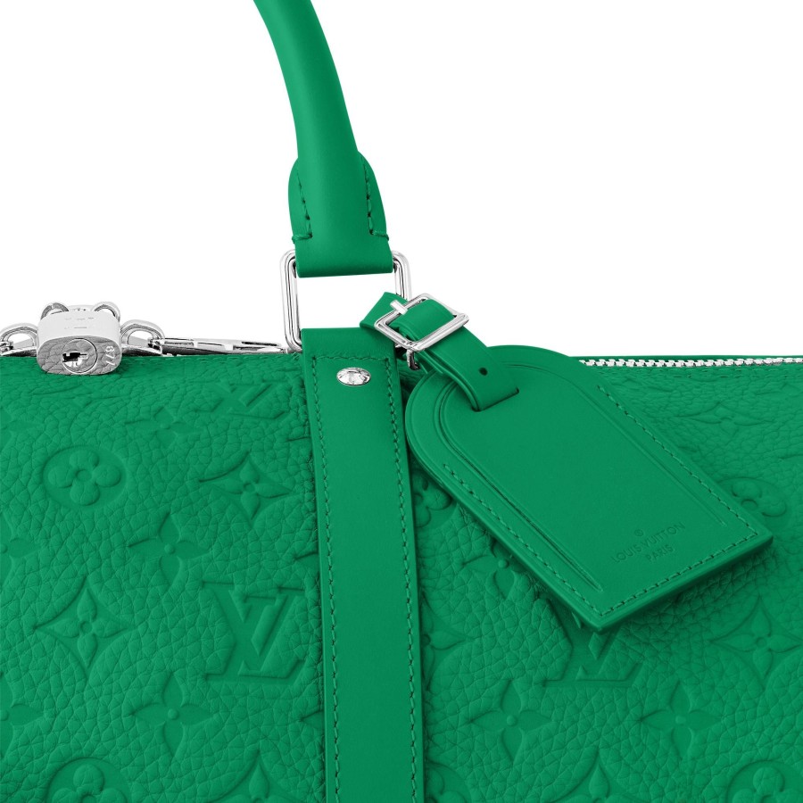 Women Louis Vuitton Travel Bags | Keepall Bandouliere 50 Green