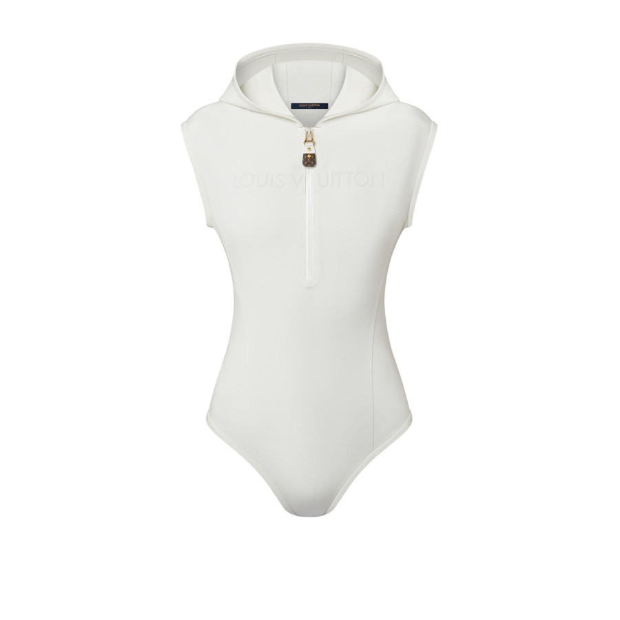 Women Louis Vuitton Tops | Hooded Body Egg Shell