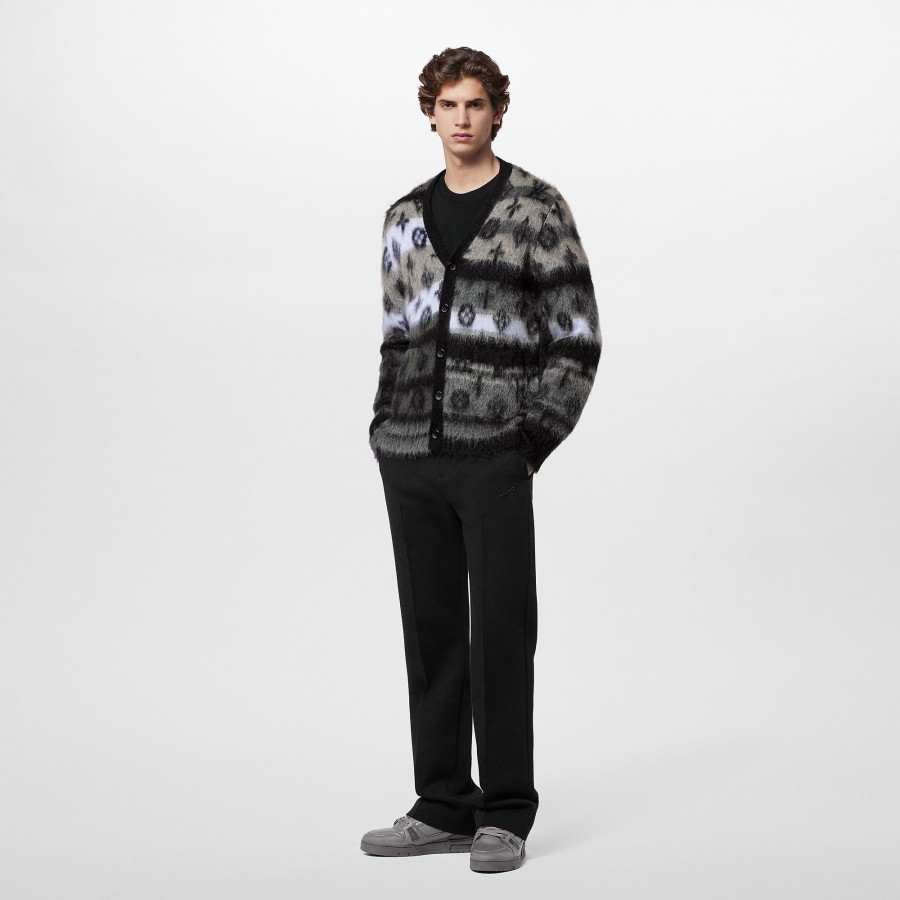 Men Louis Vuitton Knitwear And Sweatshirts | Monogram Mohair Cardigan