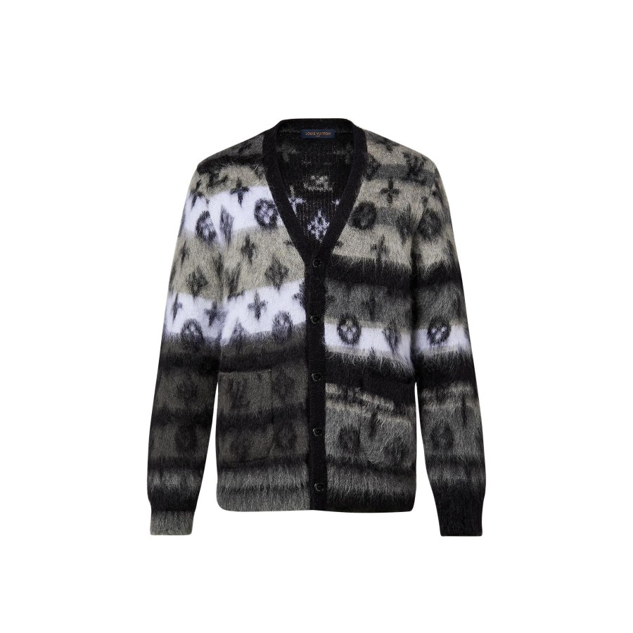 Men Louis Vuitton Knitwear And Sweatshirts | Monogram Mohair Cardigan