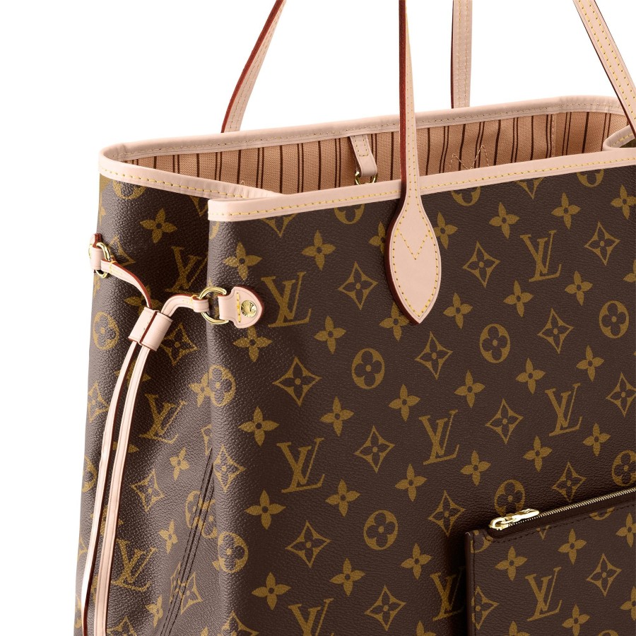 Women Louis Vuitton Iconic Monogram Bags | Neverfull Gm Beige