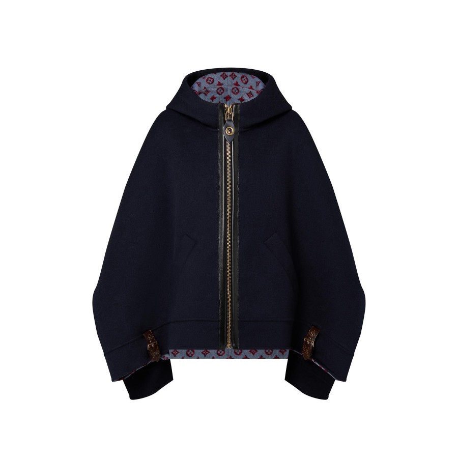 Women Louis Vuitton Coats And Jackets | Cape Hoodie