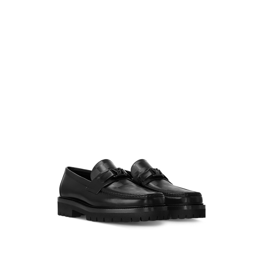 Men Louis Vuitton Loafers And Moccasins | Major Loafer Black