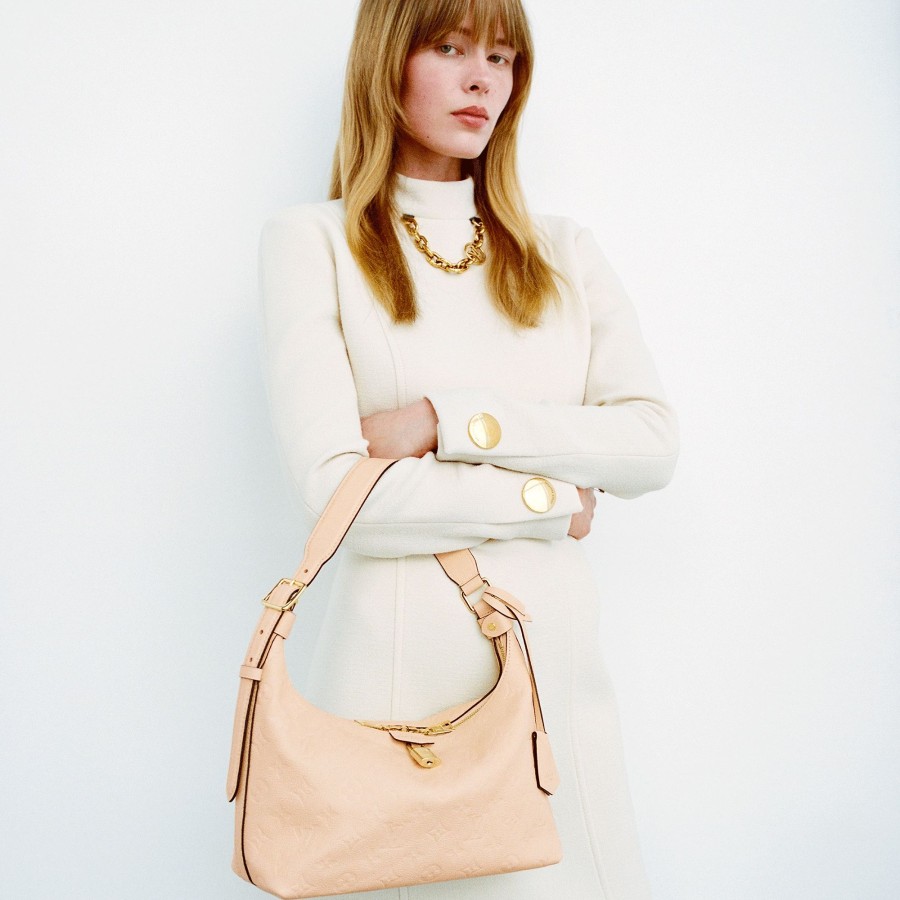 Women Louis Vuitton Leather Bags | Sac Sport Cream