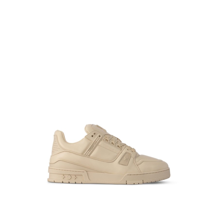 Men Louis Vuitton Sneakers | Lv Trainer Sneaker Beige