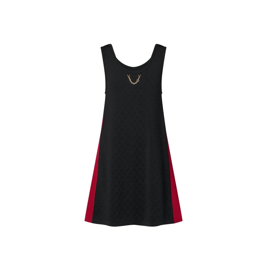 Women Louis Vuitton Dresses | Embossed Monogram Sporty Tank Dress