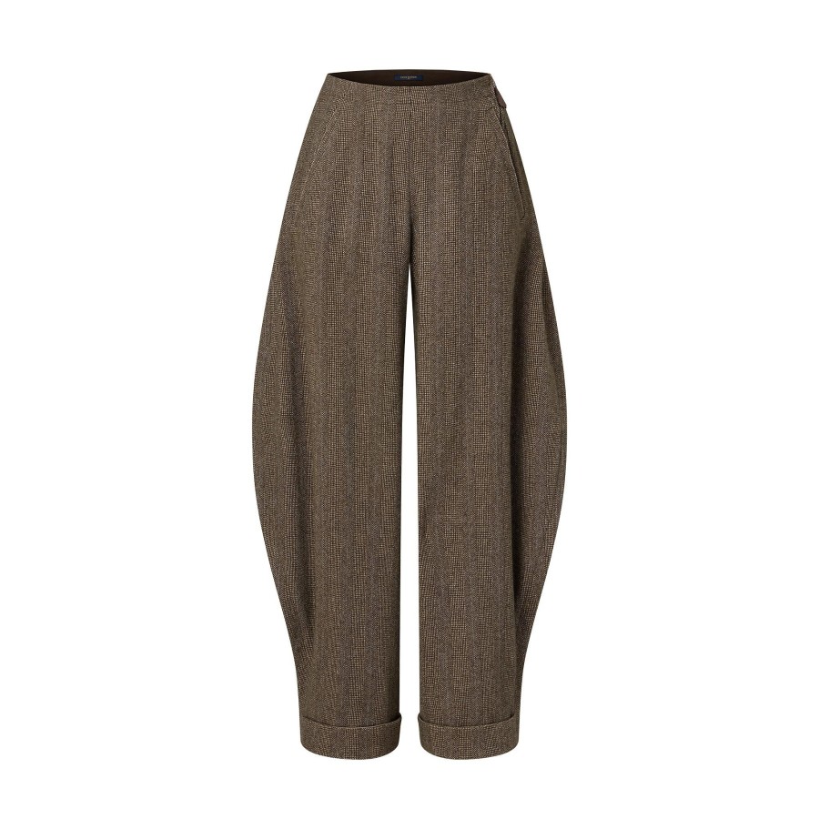 Women Louis Vuitton Pants | Wool-Cashmere Balloon Pants