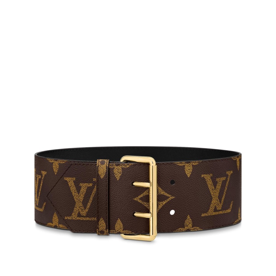 Women Louis Vuitton Belts | Oversized Buckle 90Mm Belt