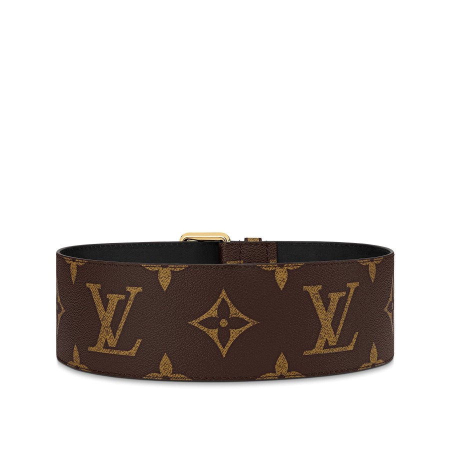 Women Louis Vuitton Belts | Oversized Buckle 90Mm Belt