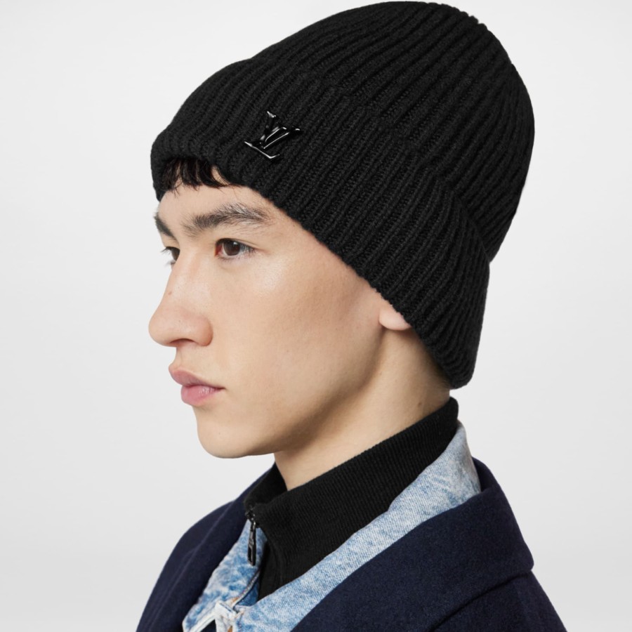 Men Louis Vuitton Hats And Gloves | Lv Ahead Beanie Black