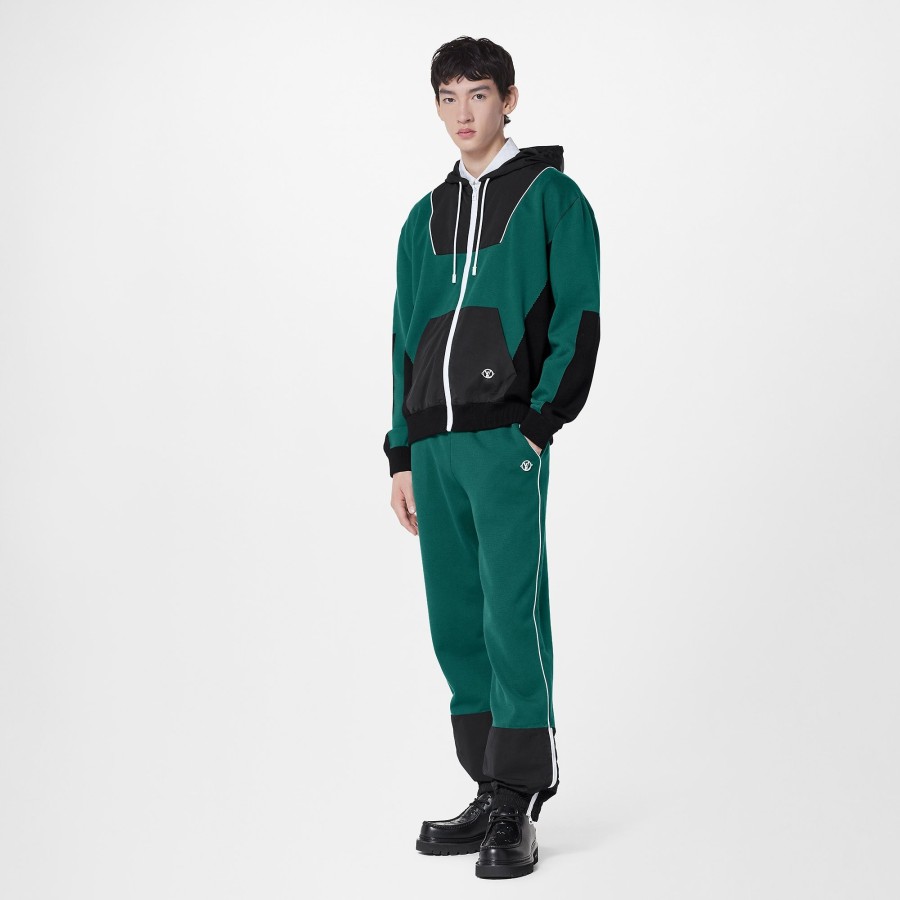 Men Louis Vuitton Knitwear And Sweatshirts | Hybrid Nylon Hooded Tracksuit