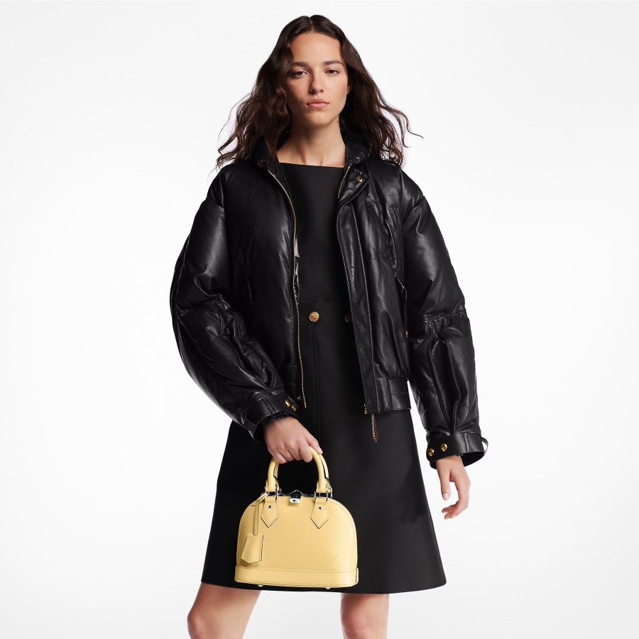 Women Louis Vuitton Leather Bags | Alma Bb Jaune Plume