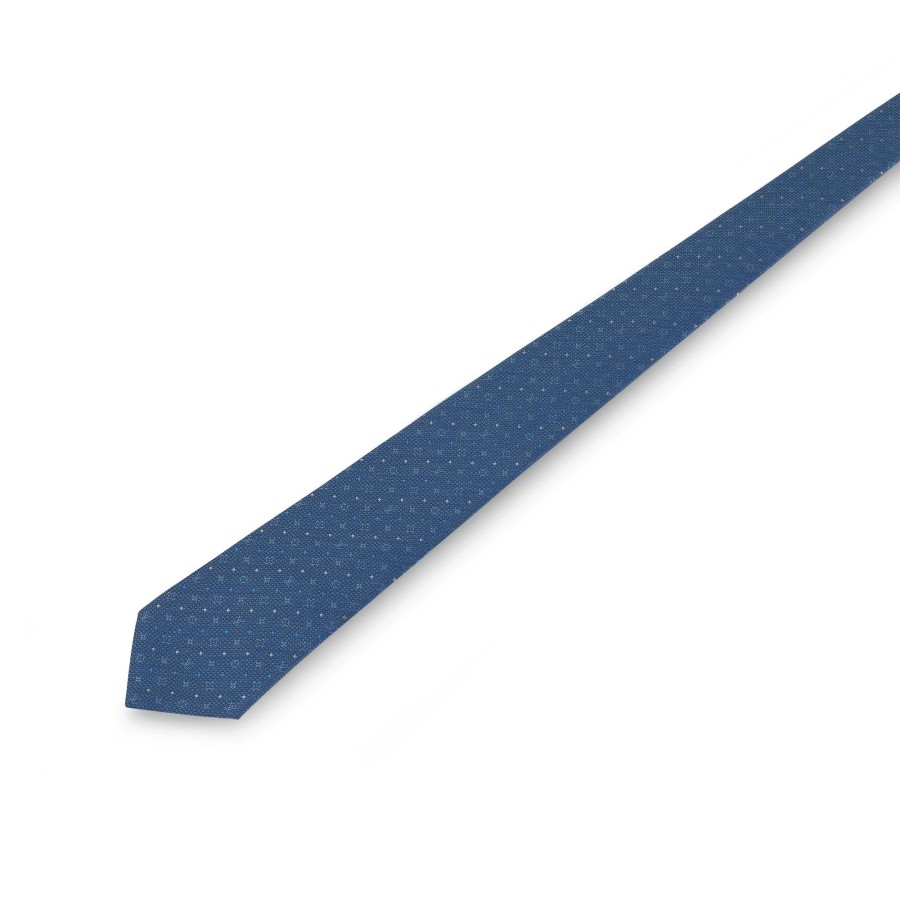 Men Louis Vuitton Ties And Pocket Squares | Dots On Mng Tie Blue