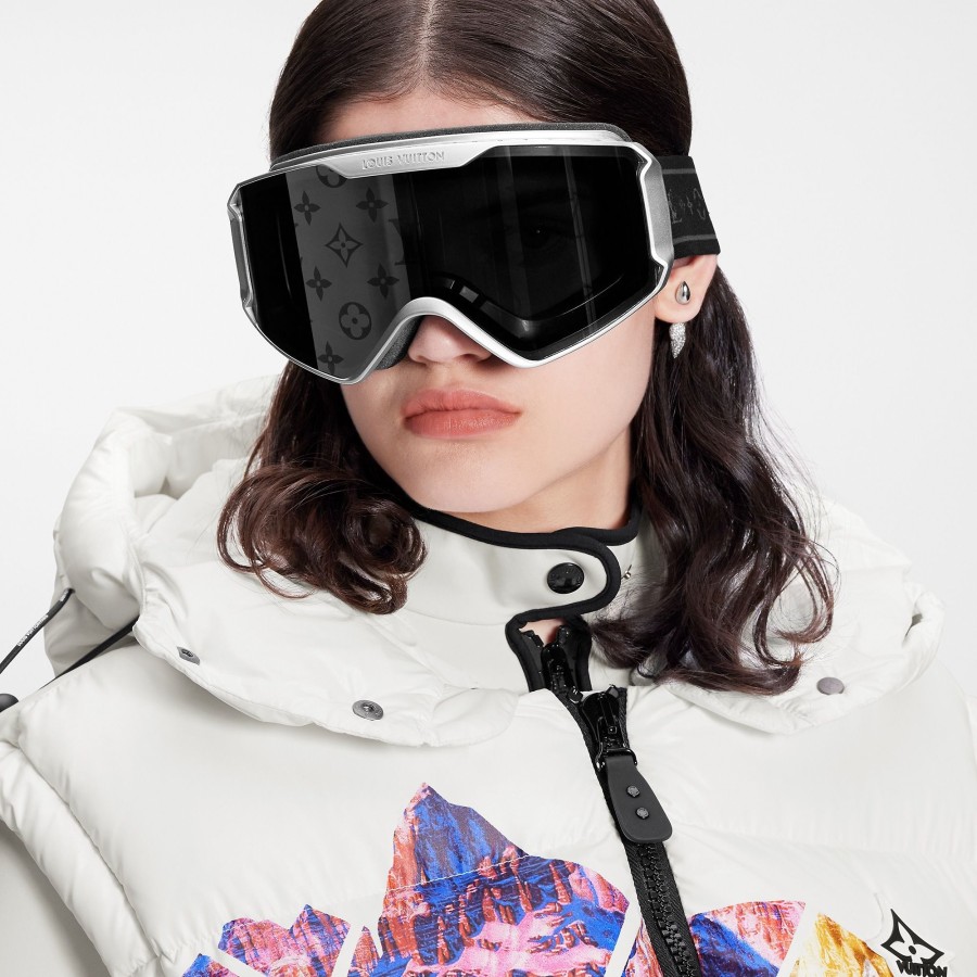 Women Louis Vuitton Sunglasses | Lv Snow Mask Silver