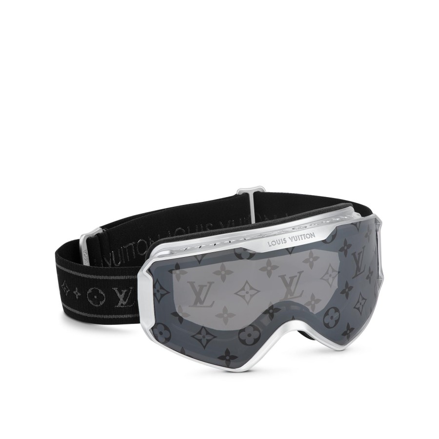 Women Louis Vuitton Sunglasses | Lv Snow Mask Silver