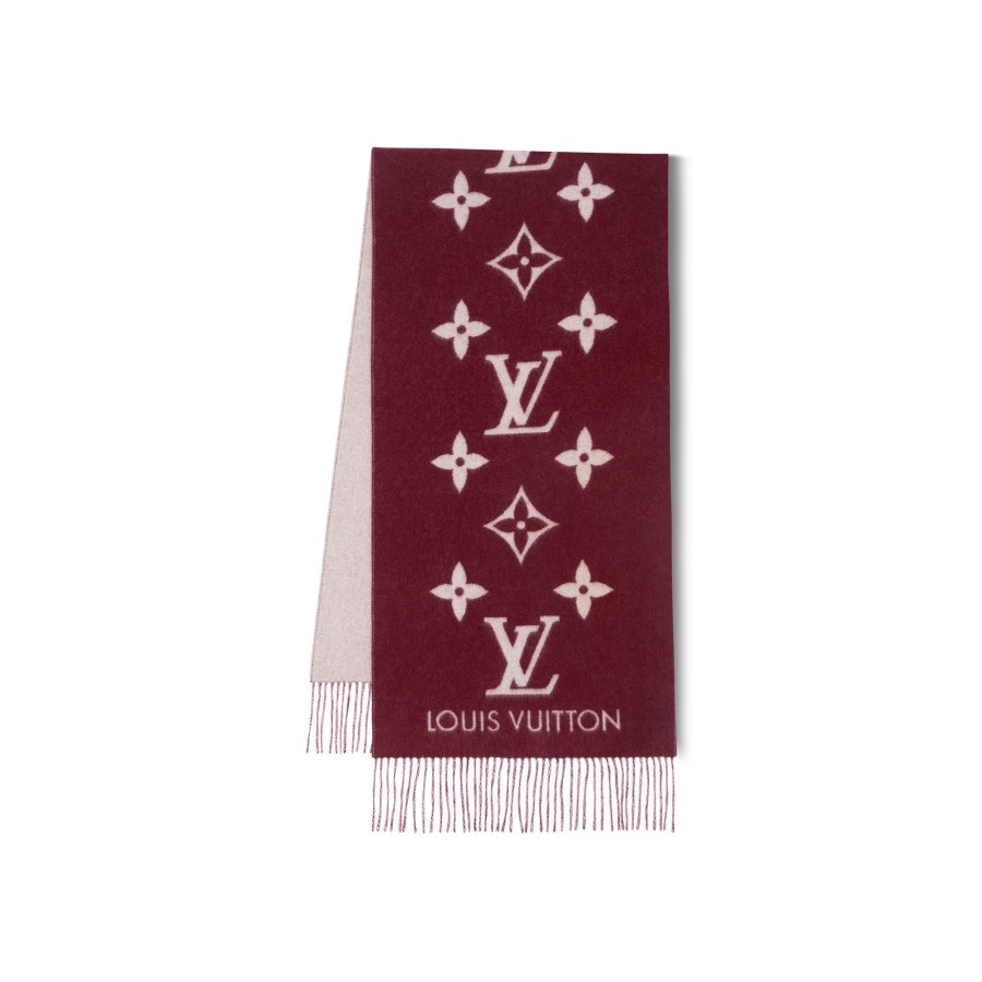 Women Louis Vuitton Scarves | Reykjavik Scarf Bordeaux