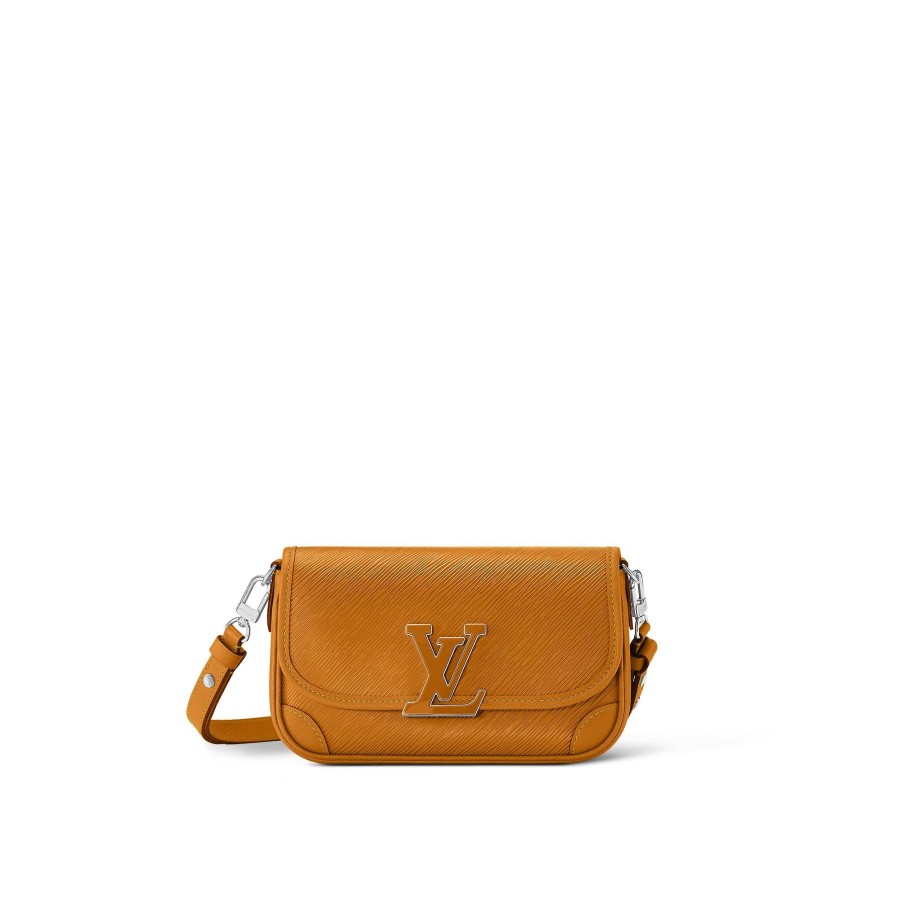 Women Louis Vuitton Leather Bags | Buci Gold Honey