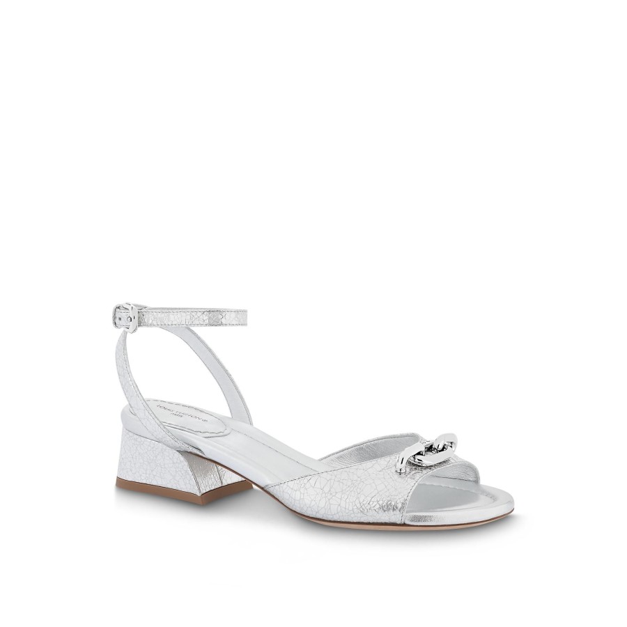 Women Louis Vuitton Sandals And Espadrilles | Lv Edge Sandal