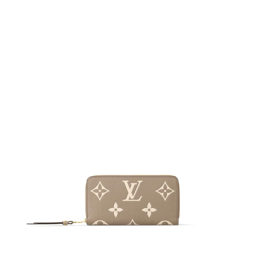 Women Louis Vuitton Long Wallets | Zippy Wallet Dove/Cream