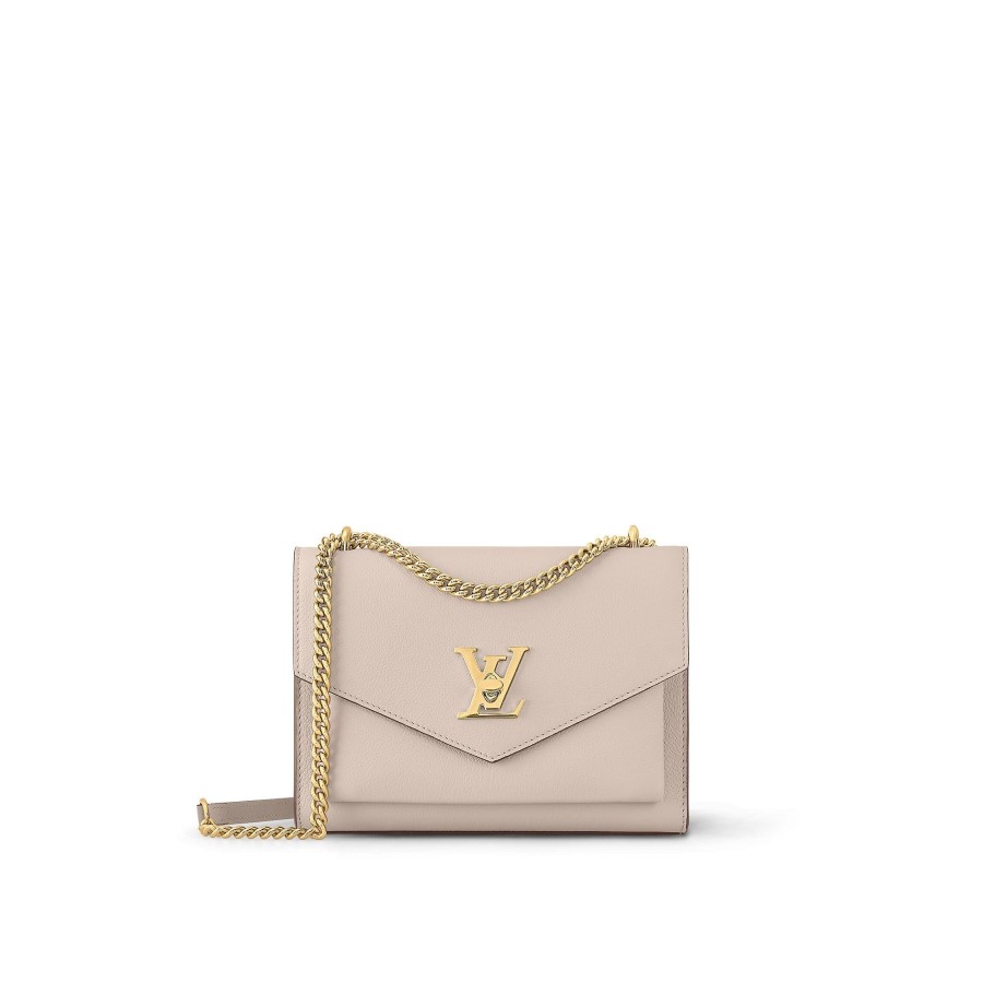 Women Louis Vuitton Shoulder And Cross Body Bags | Mylockme Chain Bag Greige