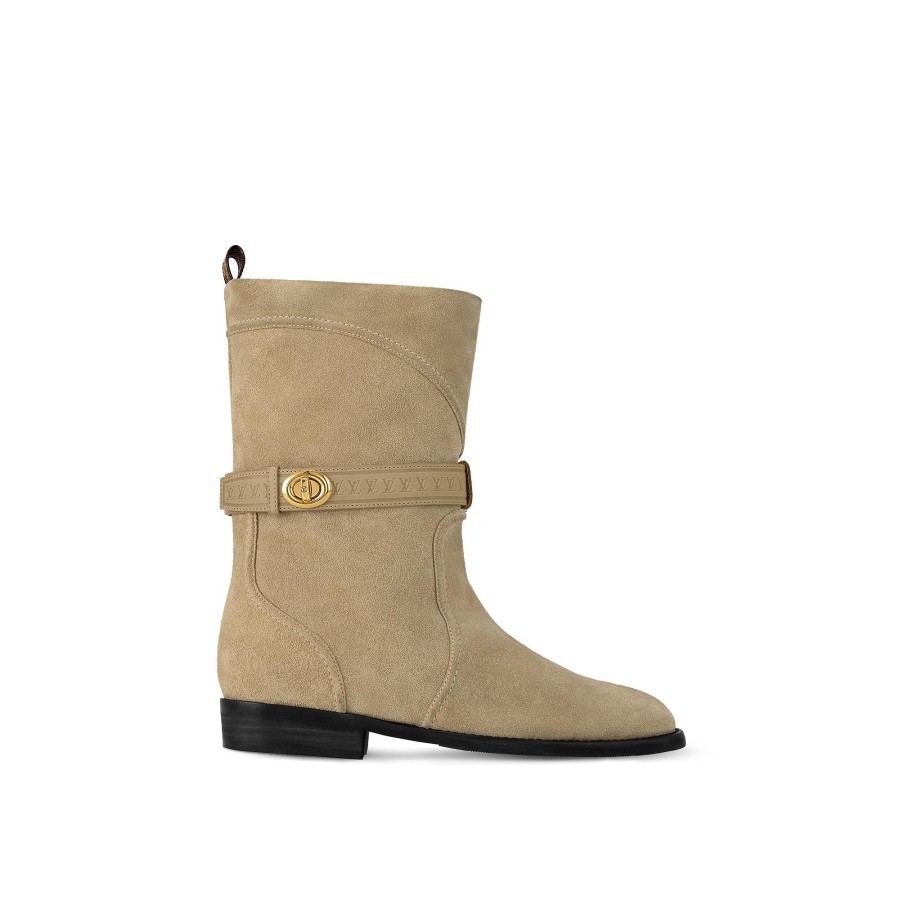 Women Louis Vuitton Boots And Booties | Amiral Flat Half Boot