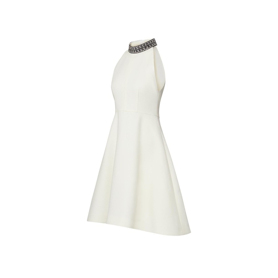 Women Louis Vuitton Dresses | Embroidered Halter Neck Dress