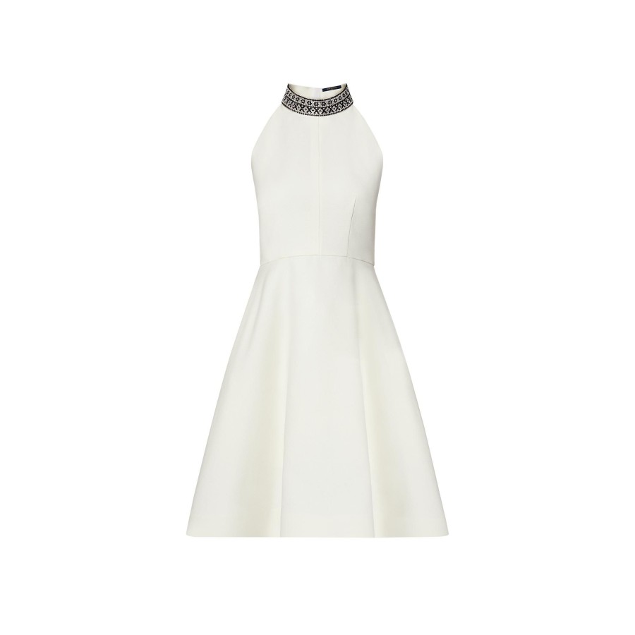 Women Louis Vuitton Dresses | Embroidered Halter Neck Dress