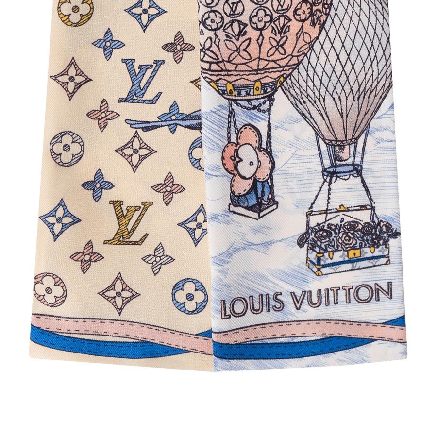 Women Louis Vuitton Silk Squares And Bandeaus | Up And Away Bandeau Light Blue