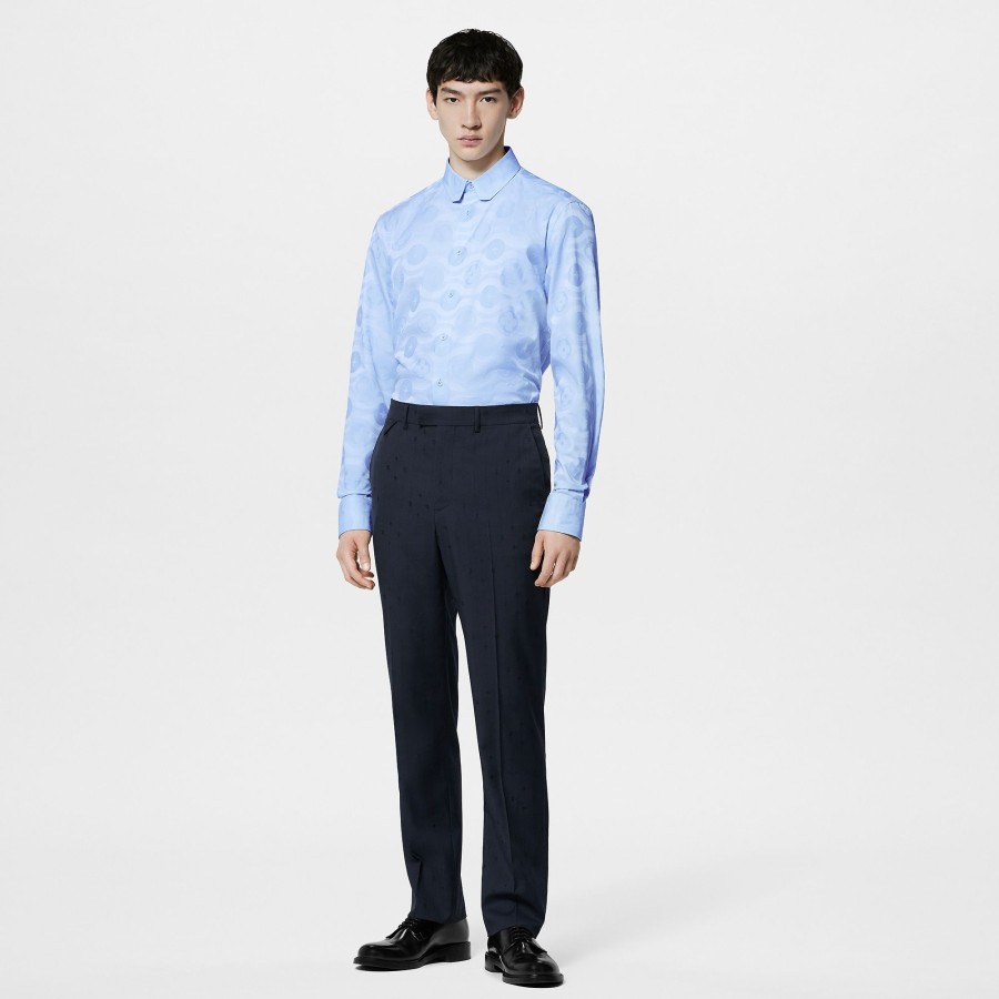 Men Louis Vuitton Shirts | Cotton Long-Sleeved Shirt