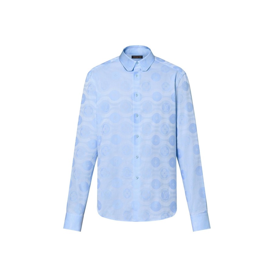 Men Louis Vuitton Shirts | Cotton Long-Sleeved Shirt