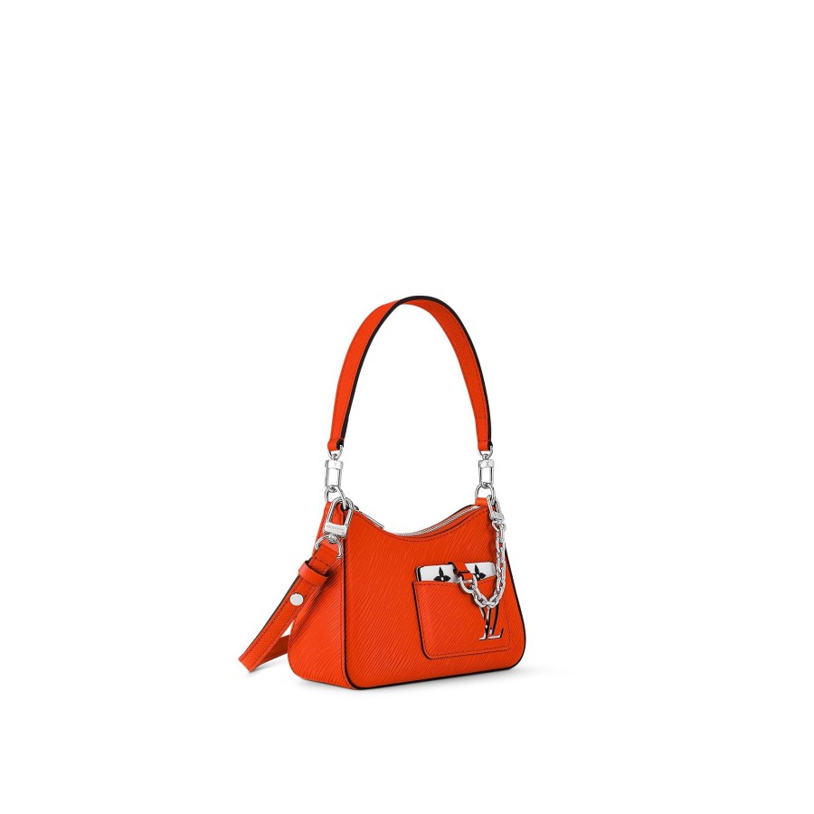 Women Louis Vuitton Leather Bags | Marellini Orange Minnesota