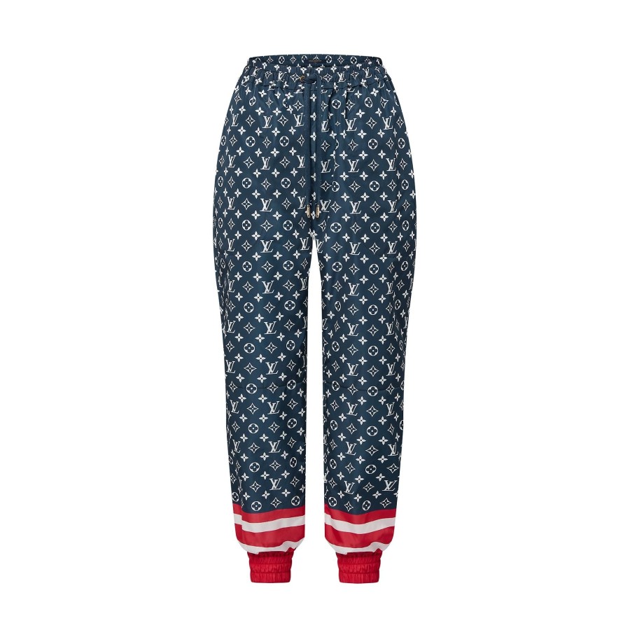 Women Louis Vuitton Pants | Tricolor Monogram Jogging Pants