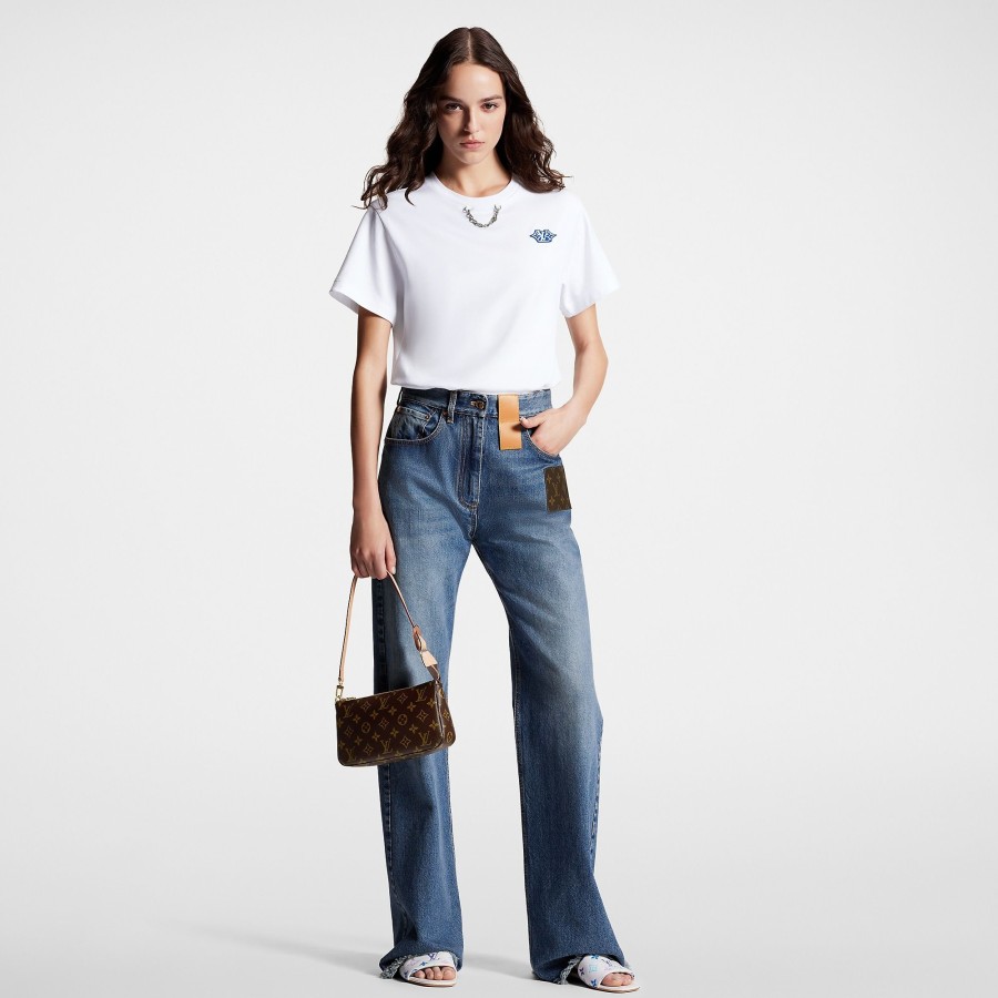 Women Louis Vuitton Tops | Lv Patch T-Shirt