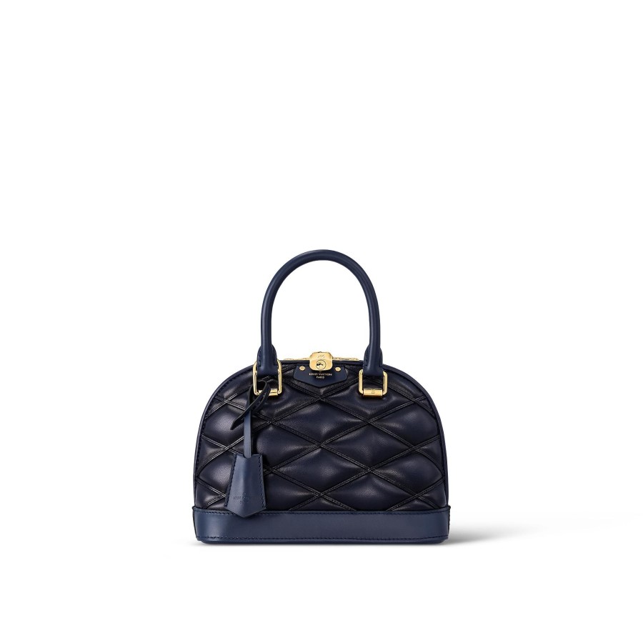 Women Louis Vuitton Leather Bags | Alma Bb Bleu Marine