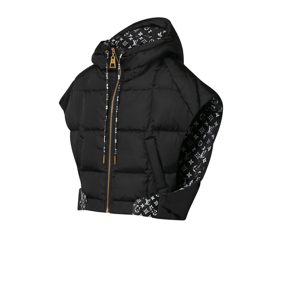 Women Louis Vuitton Coats And Jackets | Open Arm Pillow Puffer Jacket