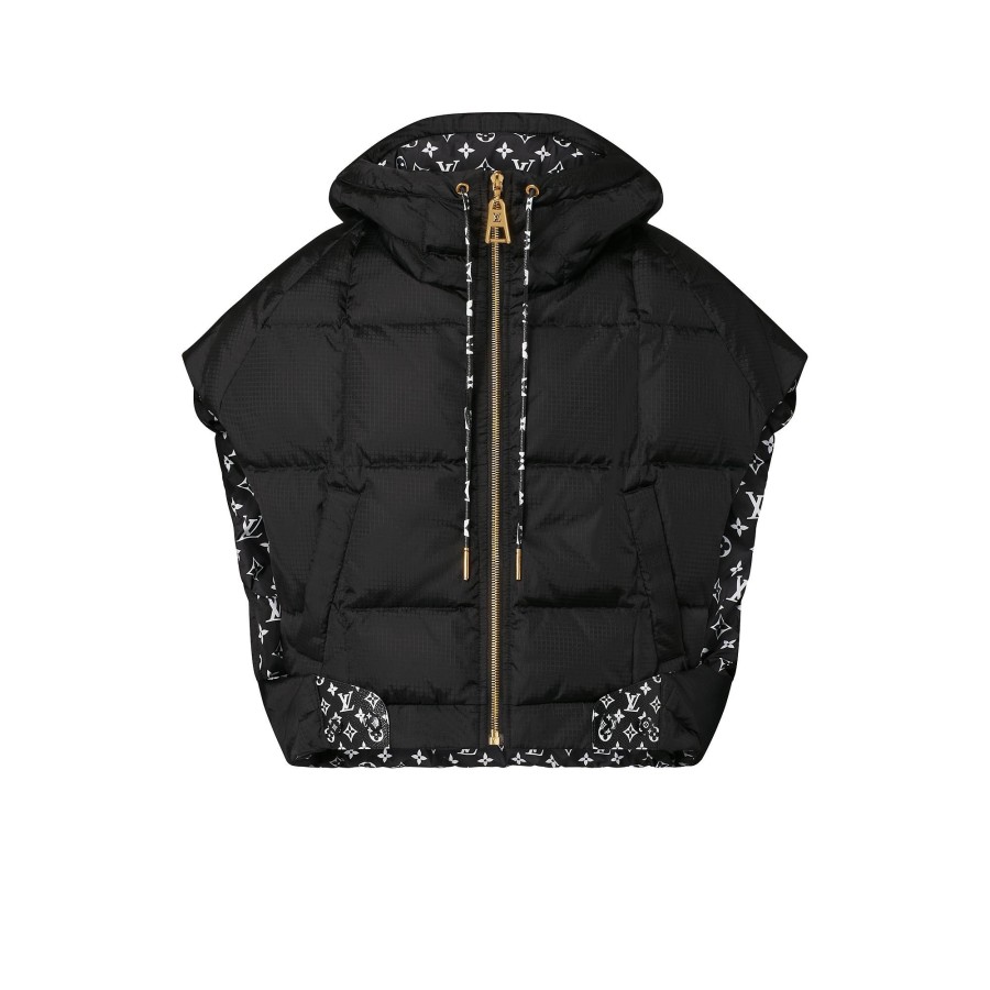 Women Louis Vuitton Coats And Jackets | Open Arm Pillow Puffer Jacket