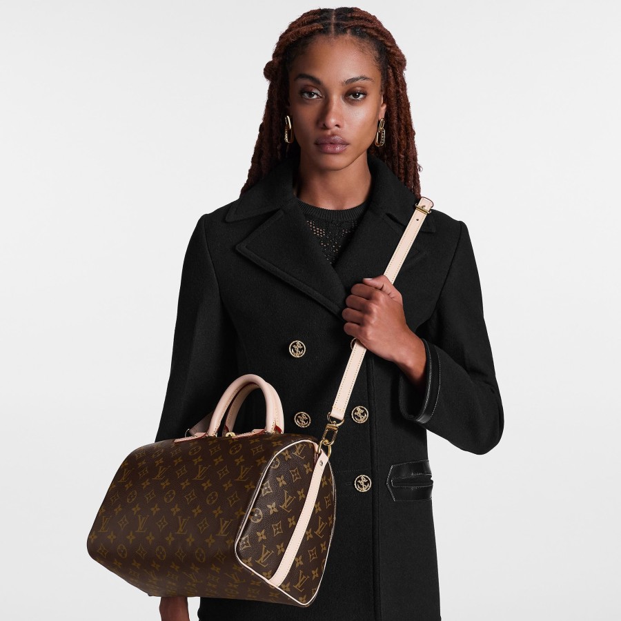 Women Louis Vuitton Iconic Monogram Bags | Speedy Bandouliere 30